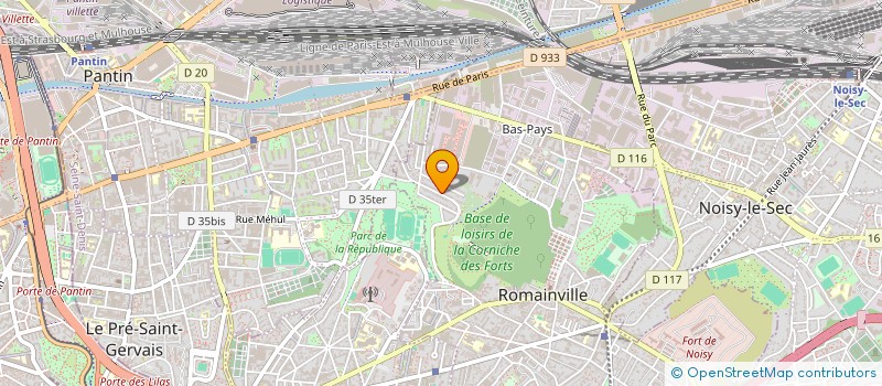 localisation de l'entreprise ARC EN CIEL à ROMAINVILLE
