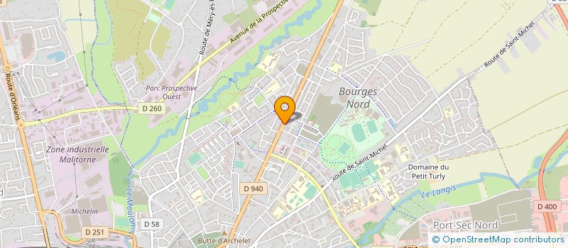 localisation de l'entreprise ARC EN CIEL à BOURGES