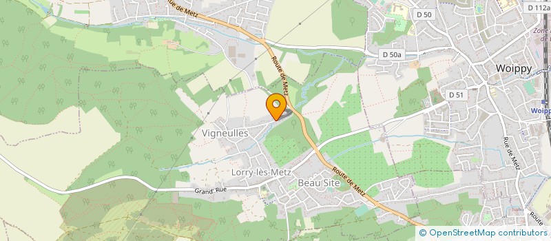 localisation de l'entreprise ARC EN CIEL  LORRY-LES-METZ