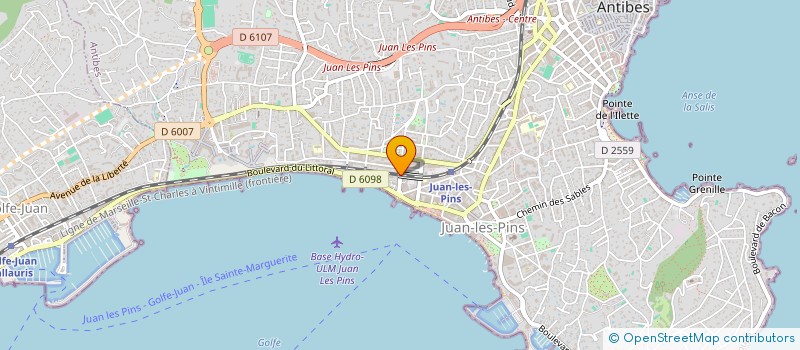 localisation de l'entreprise ARC EN CIEL à ANTIBES