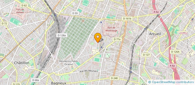 localisation de l'entreprise ARC EN CIEL à BAGNEUX