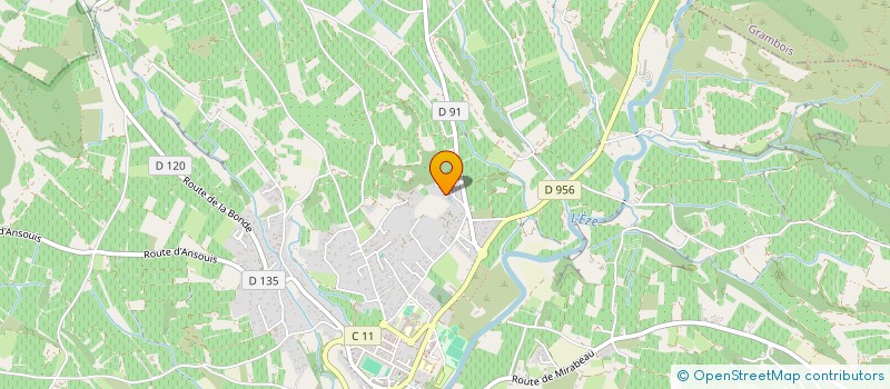 localisation de l'entreprise ARC EN CIEL  LA TOUR-D'AIGUES