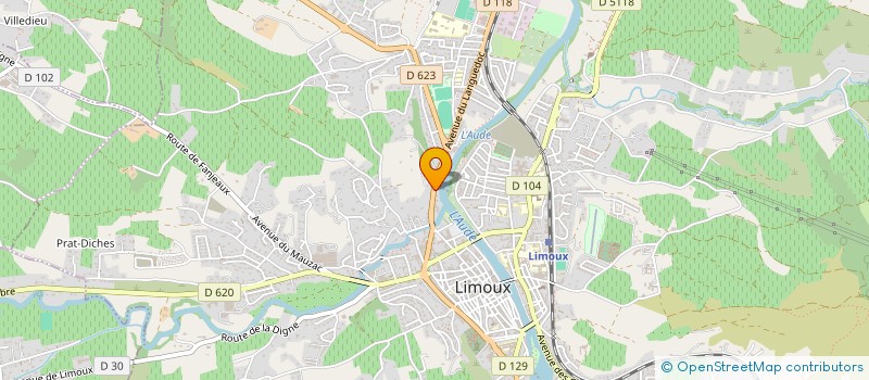 localisation de l'entreprise ARC EN CIEL à LIMOUX