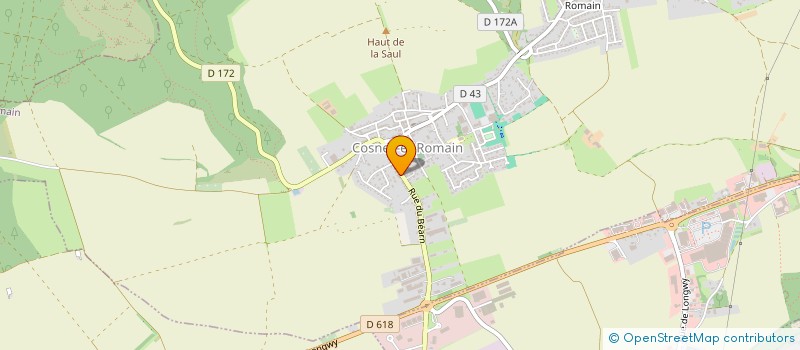 localisation de l'entreprise ARC EN CIEL  COSNES-ET-ROMAIN