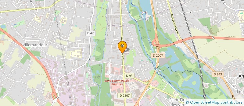 localisation de l'entreprise ARC EN CIEL à AMILLY