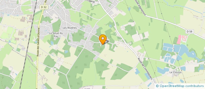 localisation de l'entreprise ARC EN CIEL à CHALLANS