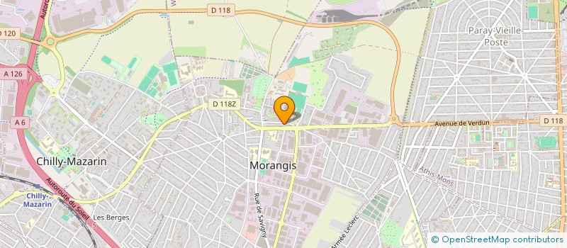 localisation de l'entreprise ARC EN CIEL à MORANGIS
