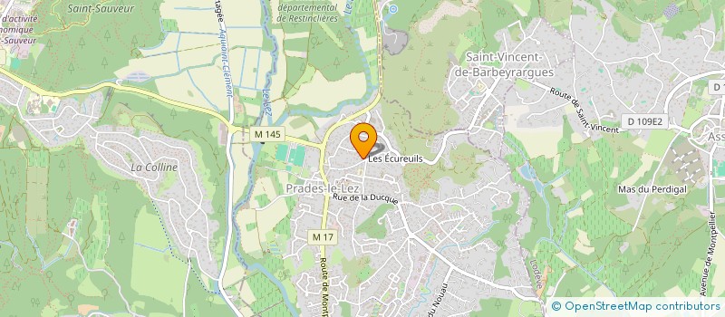 localisation de l'entreprise ARC EN CIEL  PRADES-LE-LEZ