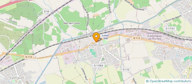 localisation de l'entreprise ARC EN CIEL  LUNEL-VIEL