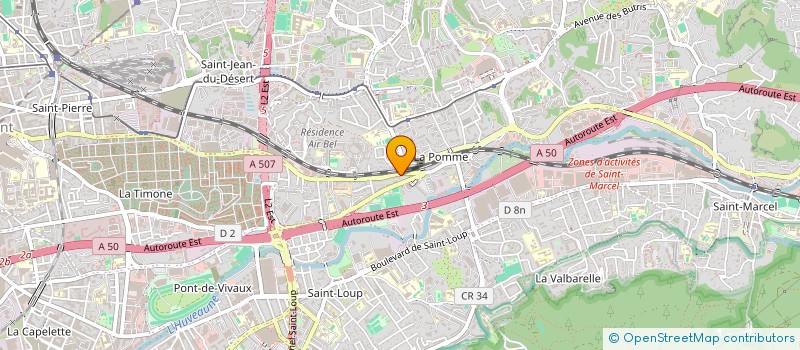 localisation de l'entreprise ARC EN CIEL à MARSEILLE