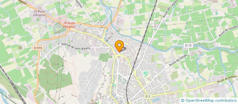 localisation de l'entreprise ARC EN CIEL  CAVAILLON