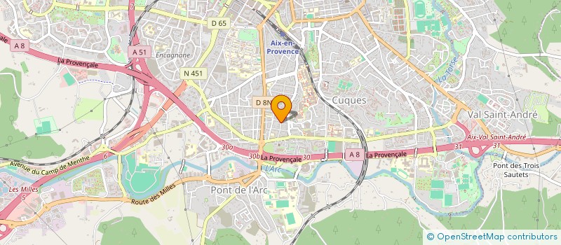 localisation de l'entreprise ARC EN CIEL à AIX-EN-PROVENCE