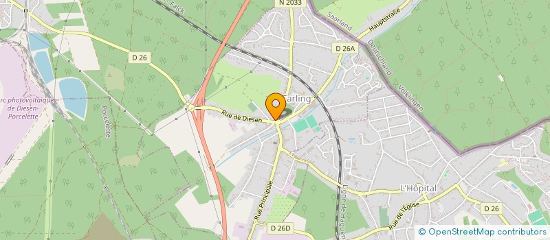 localisation de l'entreprise ARC EN CIEL  CARLING