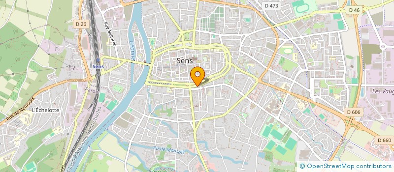 localisation de l'entreprise ARC EN CIEL à SENS
