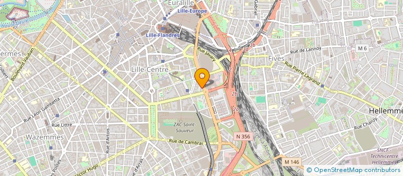 localisation de l'entreprise ARC-EN-CIEL à LILLE