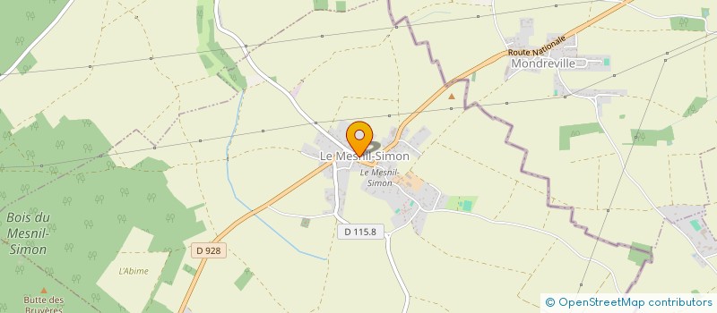 localisation de l'entreprise ARC-EN-CIEL à LE MESNIL-SIMON