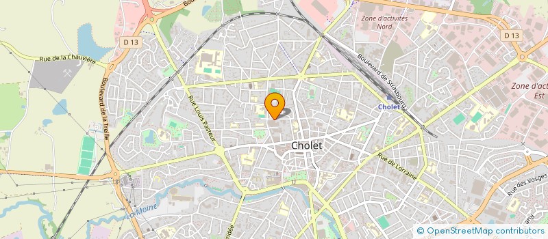 localisation de l'entreprise ARC EN CIEL à CHOLET
