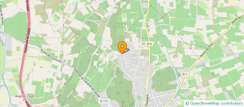 localisation de l'entreprise ARC EN CIEL  LAUDUN-L'ARDOISE