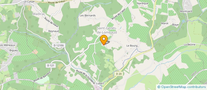 localisation de l'entreprise ARC EN CIEL  SAINT-GENES-DE-LOMBAUD