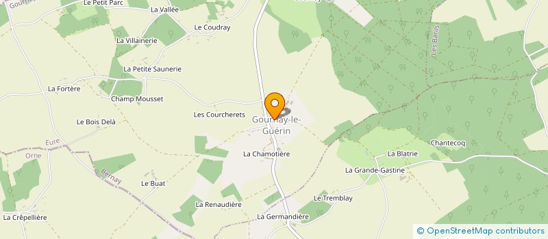 localisation de l'entreprise ARC EN CIEL  CHAISE-DIEU-DU-THEIL