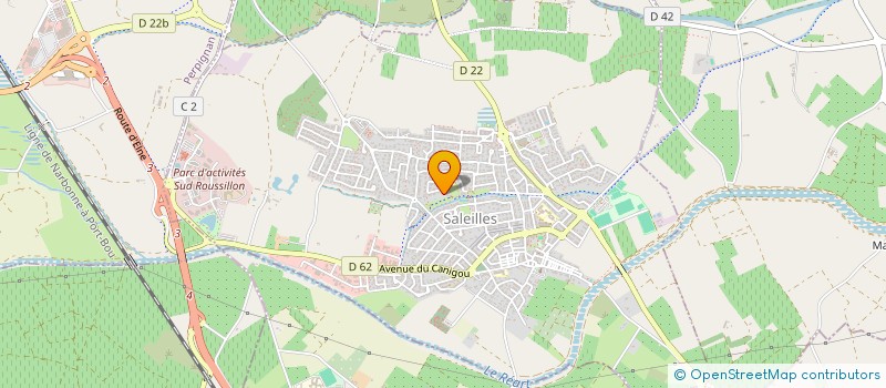 localisation de l'entreprise ARC EN CIEL  SALEILLES