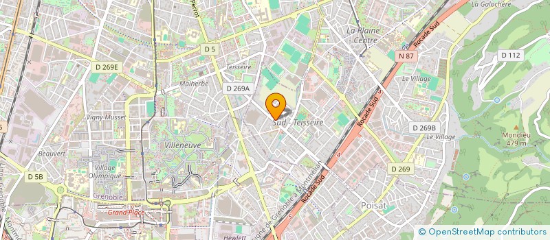 localisation de l'entreprise ARC EN CIEL  SAINT-MARTIN-D'HERES