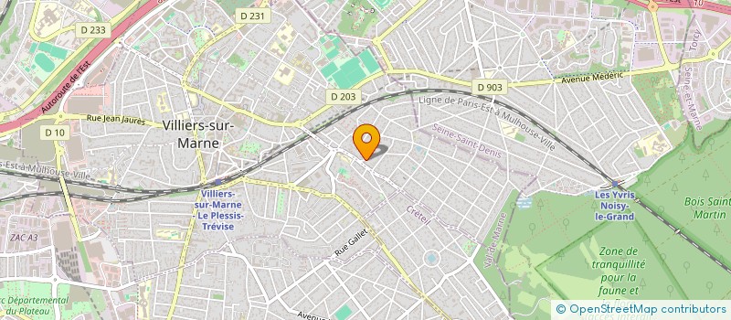 localisation de l'entreprise ARC EN CIEL  VILLIERS-SUR-MARNE