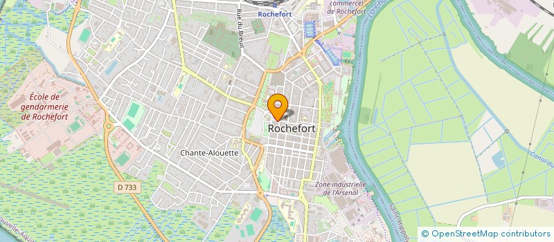 localisation de l'entreprise ARC EN CIEL  ROCHEFORT