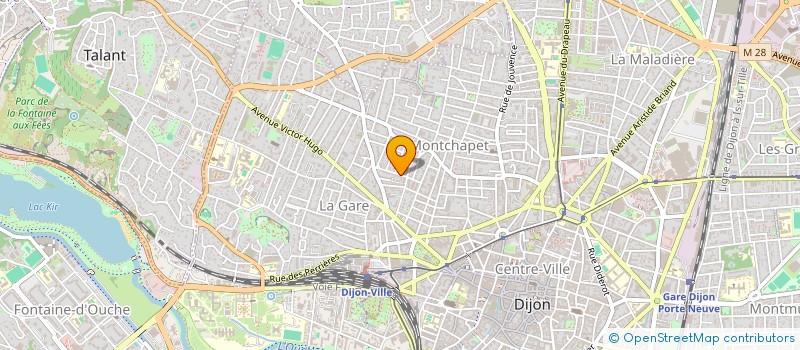 localisation de l'entreprise ARC EN CIEL à DIJON