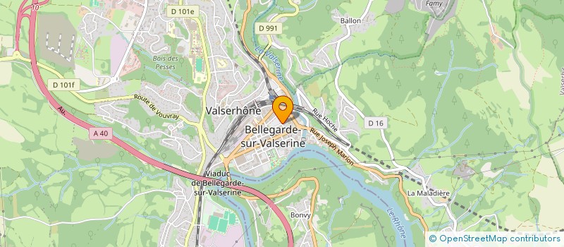 localisation de l'entreprise ARC EN CIEL à VALSERHONE