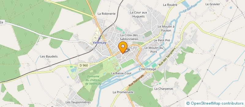 localisation de l'entreprise ARC EN CIEL à VALENCAY