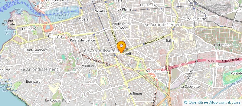localisation de l'entreprise ARC EN CIEL à MARSEILLE