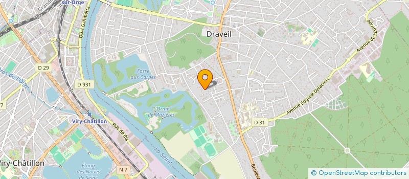 localisation de l'entreprise ARC EN CIEL à DRAVEIL