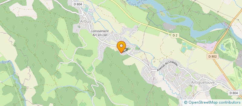 localisation de l'entreprise ARC- EN- CIEL  ARBUS