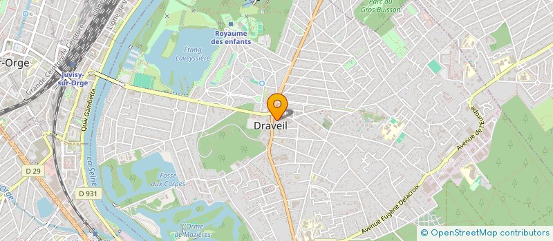 localisation de l'entreprise ARC EN CIEL à DRAVEIL