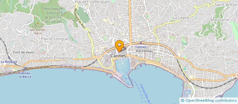 localisation de l'entreprise ARC EN CIEL à CANNES