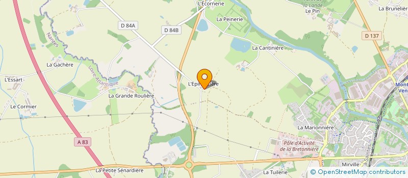localisation de l'entreprise ARC EN CIEL à MONTAIGU-VENDEE