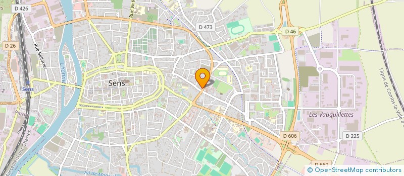 localisation de l'entreprise ARC-EN-CIEL 89 ASSOCIATION DE PARENTS D'ELEVES JULES FERRY à SENS