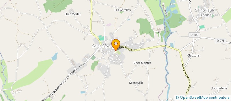 localisation de l'entreprise ARC EN CIEL  SAINT-SEVERIN