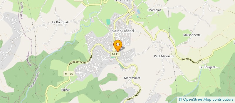 localisation de l'entreprise ARC EN CIEL  SAINT-HEAND