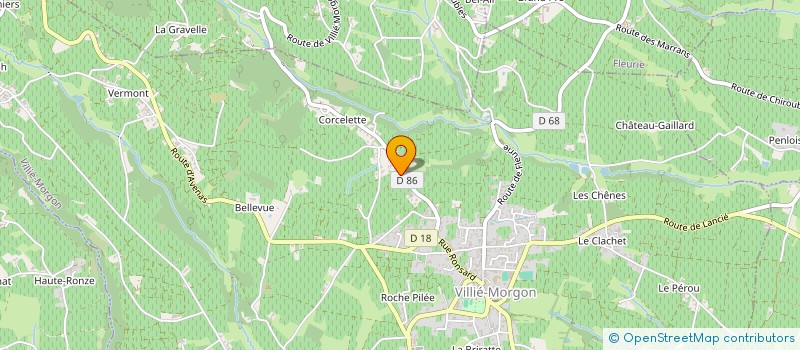 localisation de l'entreprise ARC-EN-CIEL  VILLIE-MORGON