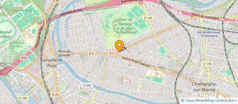 localisation de l'entreprise ARC EN CIEL  CHAMPIGNY-SUR-MARNE