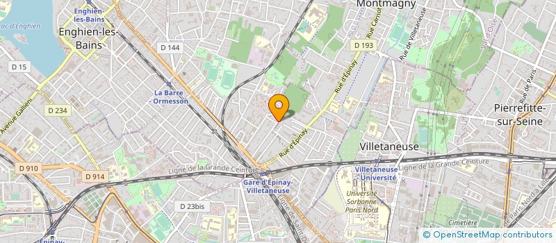 localisation de l'entreprise ARC EN CIEL 95  DEUIL-LA-BARRE