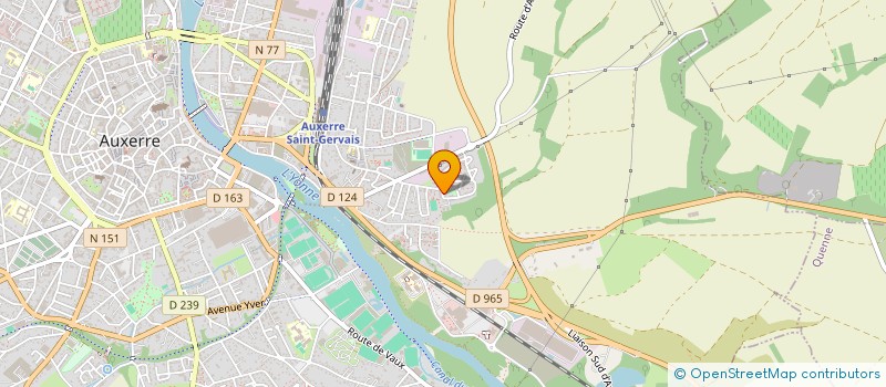 localisation de l'entreprise ARC-EN-CIEL  AUXERRE