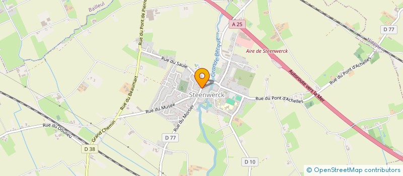 localisation de l'entreprise ARC EN CIEL AMBULANCES  STEENWERCK