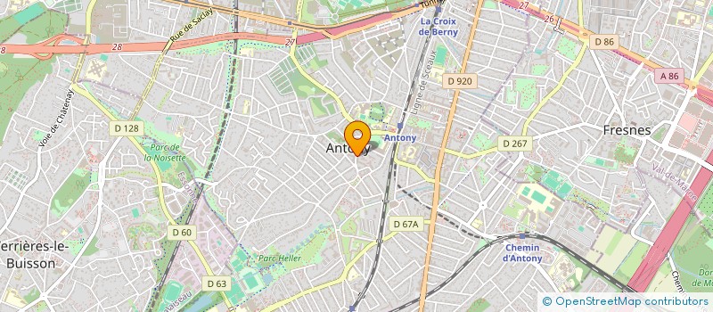 localisation de l'entreprise ARC EN CIEL AVENIR à ANTONY