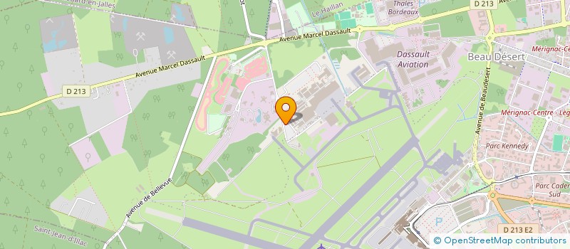 localisation de l'entreprise ARC EN CIEL AVENTURES  MERIGNAC