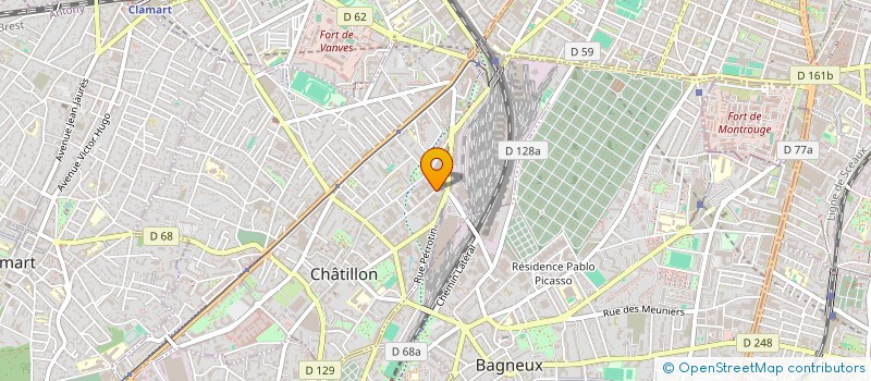 localisation de l'entreprise ARC EN CIEL BATIMENT  CHATILLON