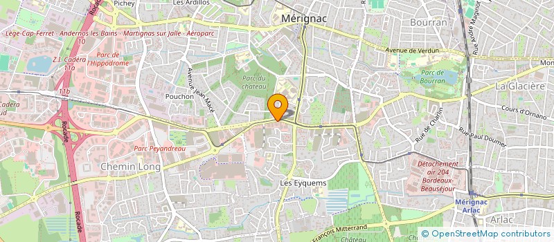 localisation de l'entreprise ARC-EN-CIEL COMMUNICATION à MERIGNAC