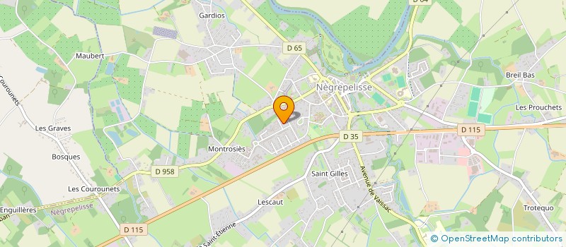 localisation de l'entreprise ARC EN CIEL CONSTRUCTIONS  NEGREPELISSE